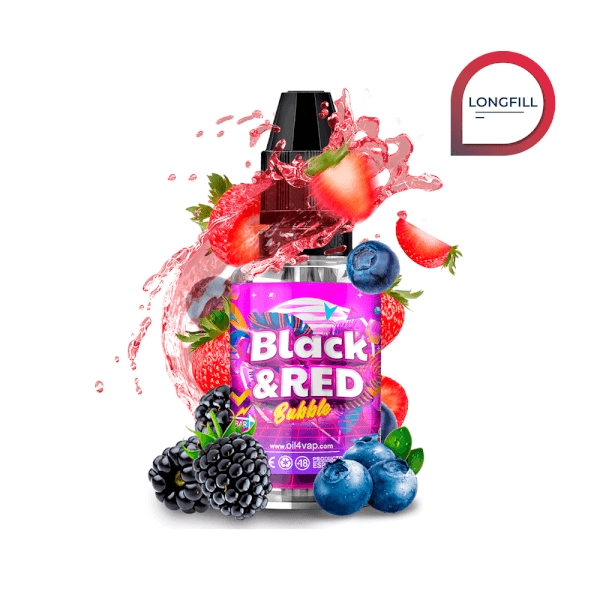 BLACK AND RED BUBBLEGUM OIL4VAP AROMA LONG 8ML