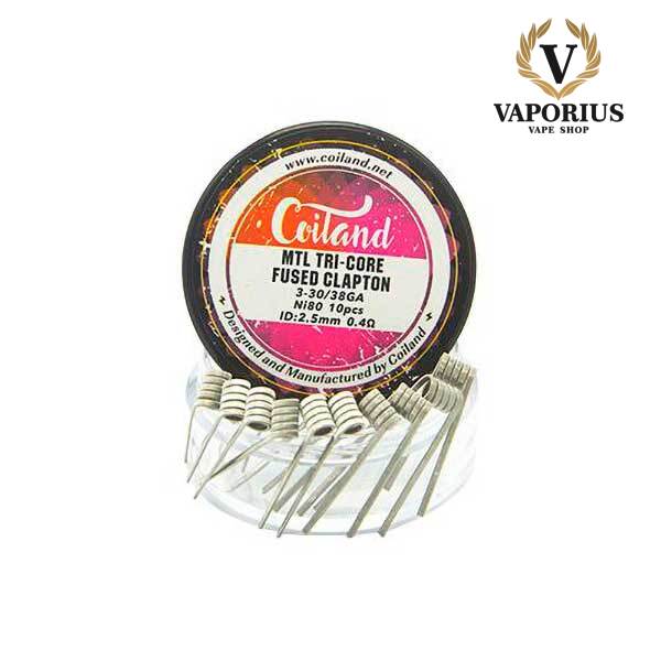 COILAND MTL TRI CORE FUSED CLAPTON 0.4 SINGLE