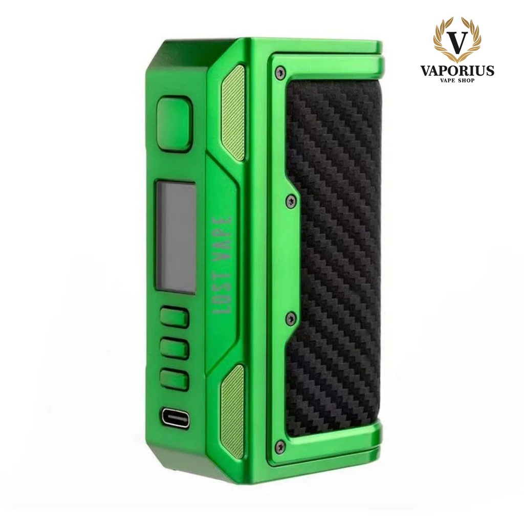 BOX THELEMA QUEST 200W EMERALD GREEN CARBON FIBER