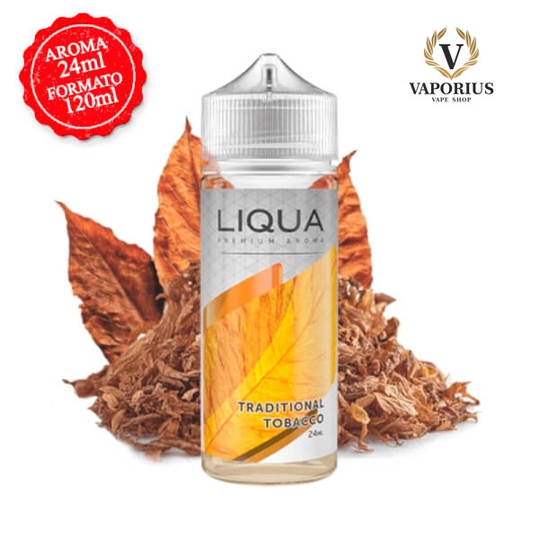 LIQUA TRADITIONAL TOBACCO LONGFILL 24ML 0MG