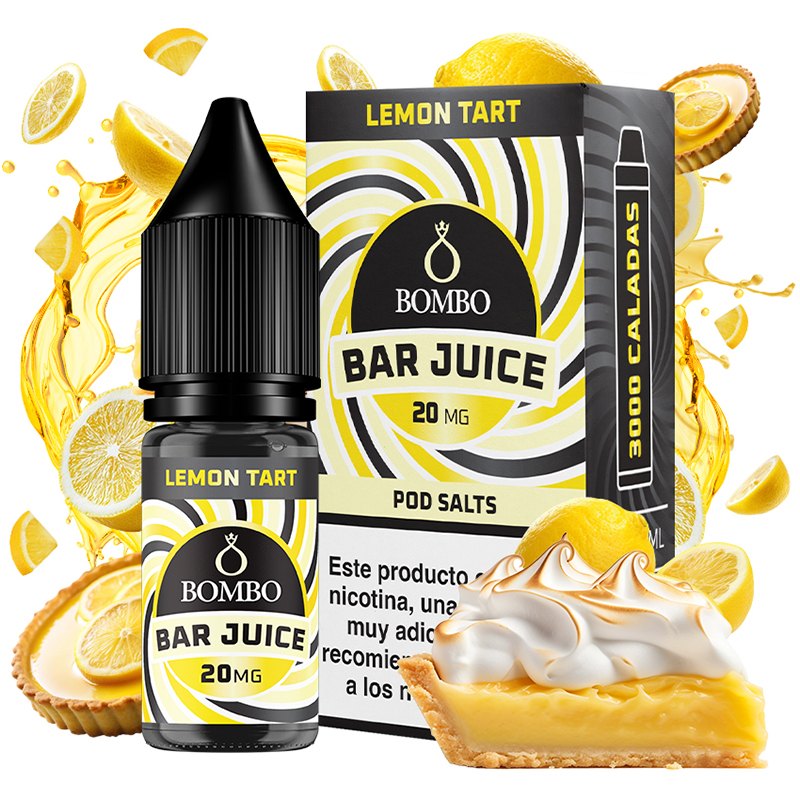 Lemon Tart 10ml - Bombo Bar Juice - Nicotina : 20mg, Tamaño : 10 ml