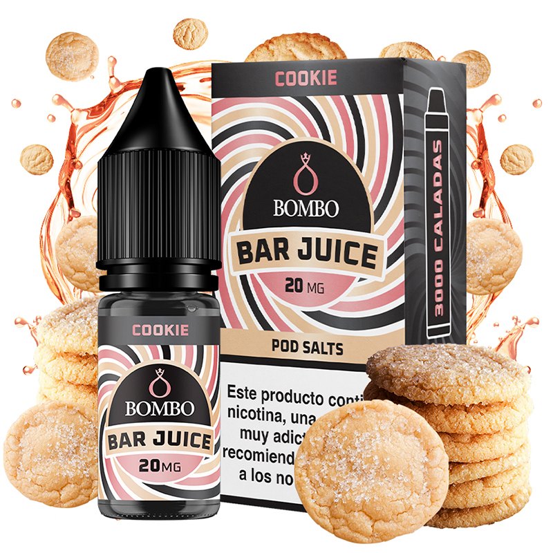Cookie 10ml - Bombo Bar Juice - Nicotina : 20mg, Tamaño : 10 ml