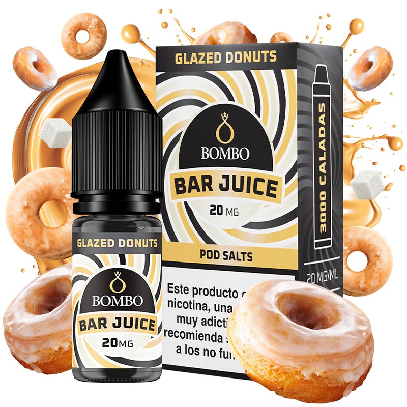 Glazed Donuts 10ml - Bombo Bar Juice - Nicotina : 20mg, Tamaño : 10 ml