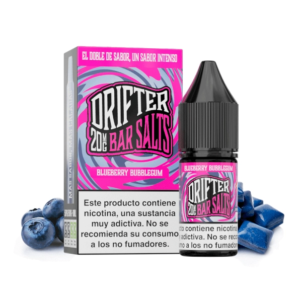 BLUEBERRY BUBBLEGUM DRIFTER BAR SALTS 10ML 20MG