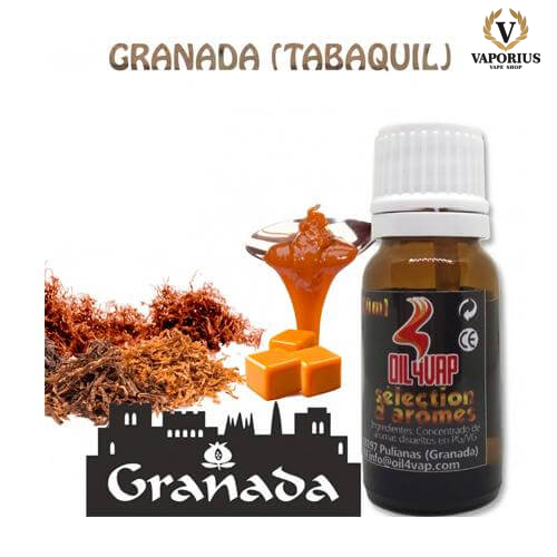 [V1412] AROMA TABACO RUBIO GRANADA OIL4VAP 10ML 0MG