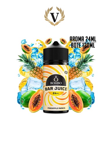 [2276] PINEAPPLE PAPAYA ICE BOMBO BAR 24ML LONGFILL EN BOTE 120ML