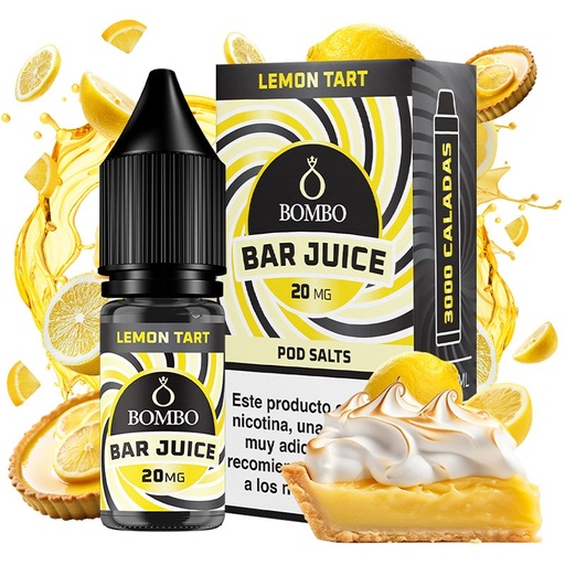 [2495] Lemon Tart 10ml - Bombo Bar Juice - Nicotina : 20mg, Tamaño : 10 ml