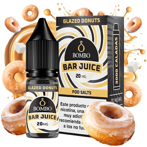 [2500] Glazed Donuts 10ml - Bombo Bar Juice - Nicotina : 10mg, Tamaño : 10 ml
