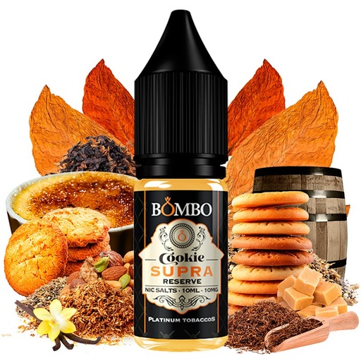 [2749] COOKIE SUPRA RESERVE PLATINUM TOBACCOS BOMBO NIC SALTS 10ML 20MG