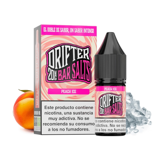 [2929] PEACH ICE DRIFTER BAR SALTS 10ML 10MG